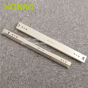 53mm Heavy Duty Full Extension Ball Bearing Slide, 250 LB Load Capacity, Without Quick Releas Clip thumbnail-1