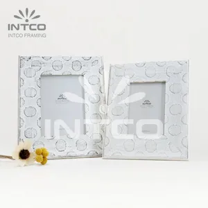 INTCO Rustic Distressed Finish Photo Frame for Table or Wall Decor 4×6 5×7 8×10 Inch thumbnail-4