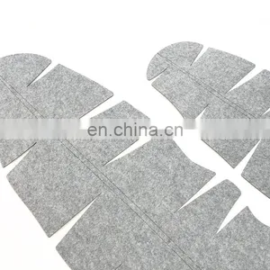 Customize Differen Shape Felt Table Runner Vegetable Runner Banana Leaf ModernTable Decor thumbnail-5