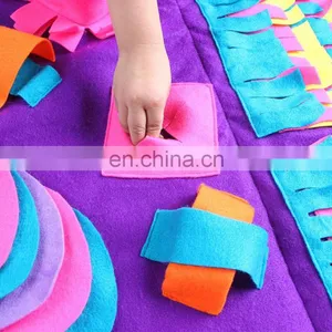 Dog Feeding Mat Dog Snuffle Mat Dog Training Pad Pet Nose Work Blanket Non Slip Pet Activity Mat for Foraging Skill thumbnail-6