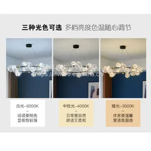 Chandelier Northern Europe Full of Stars Post-modern Simple Wind Light Luxury Warm Lamp thumbnail-2