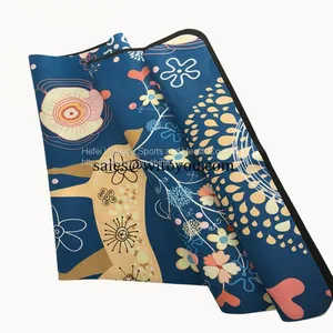 Natural Rubber Suede Yoga Mats Supplier thumbnail-4
