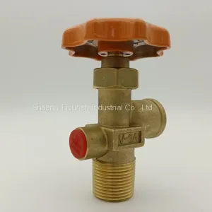 LPG Valve/ Brass Gas Self-closing Cylinder Valve /Angel Valve V5 thumbnail-3