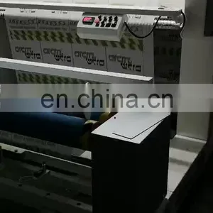 Automatic Cloth Fabric Rewinder Inspection Winding Rolling Measuring Machine thumbnail-1