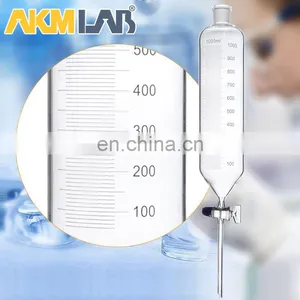 AKM LAB Glass Cylinder Shape Separating Funnel With Graduation thumbnail-4