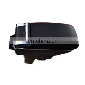 Free Shipping! Centre Console Storage Box Armrest For 09-13 Honda For Jazz Arm Rest Tray thumbnail-1