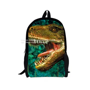 Wholesale Small Quantity Custom Design Cool Dinosaur Backpacks Cartoon Animal Schoolbags for Primary School Students thumbnail-1