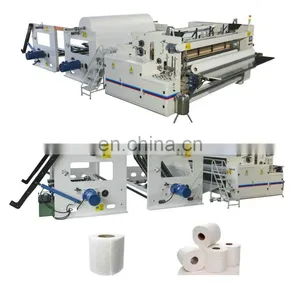 High Production Automatic Rewinding Toilet Paper Making Machine Manufacturer thumbnail-1