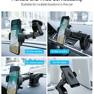 Universal Windshield Cell Phone Gps Stand Car Mount Dashboard Mobile Phone Holder thumbnail-1