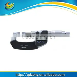 Mitutoyo 422-260 LCD Blade Micrometer, Ratchet Stop, 0-25mm Range, 0.001mm thumbnail-1