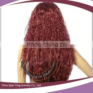 Beauty Carmine Curly Fake Synthetic Hair Party Wig thumbnail-3
