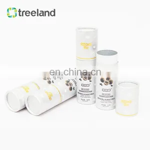 Food Grade Chocolate Paper Tube Packaging Customized Telescoping Paper Tube With Rolled Edge Bio-friendly Cylinder Canister thumbnail-2