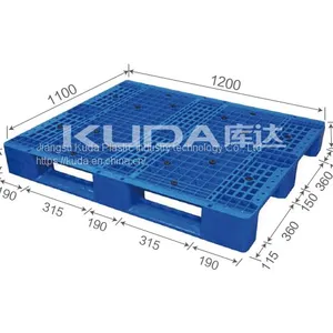 Automatic Pallet Warehouse 1211C WGCZ PLASTIC PALLET（BUILT-IN STEEL TUBE）from China thumbnail-1