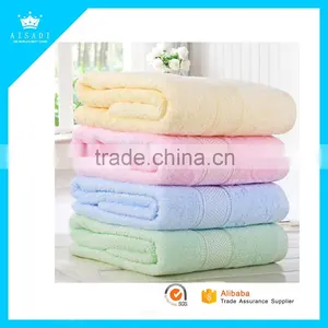 China Factory Wholesale Stocklot 100% Bamboo Cotton Bath Towel thumbnail-1
