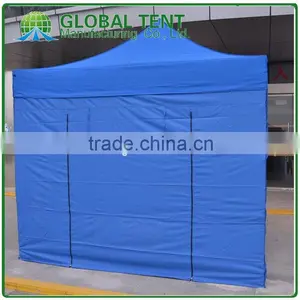 Aluminum Pop Up Marquee Trade Show Tent Frame 3x3m With Blue Canopy & Valance(Unprinted), 4 Full Walls With Zipper & Door thumbnail-2