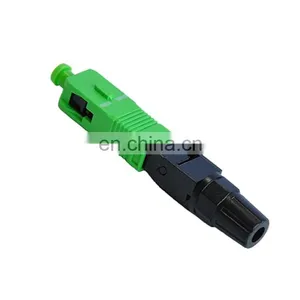 China Manufacturer FTTH Field Quick Assembly Fiber Optic SC APC Fast Connector thumbnail-3
