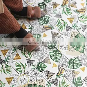 Nordic Greenery is Small Hexagonal Tile Chromatic Kitchen Balcony is Slippery Floor Tile thumbnail-4