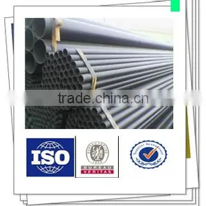 Erw Black Carbon Round Steel Pipe thumbnail-2