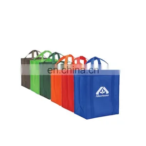 Personalized Eco Friendly Reusable Tote Non-woven Bag Shopping Bags Recyclable Non Woven Tote Bag With Printing Custom Logo thumbnail-2