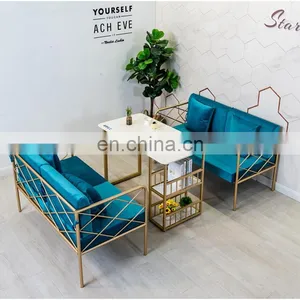 Customized Color Waiting Sofa Waiting Chair Salon Furniture thumbnail-2