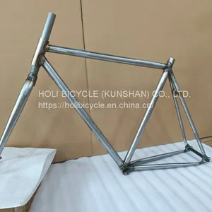 CR-MO Bicycle Frame and Fork Cromoly Bike Frame Steel Fixed Gear Bicycle Frame thumbnail-1