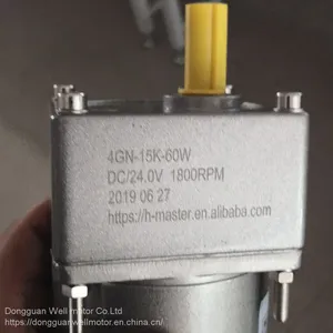90 Degree DC Geared Motor Brush DC Geared Motor 60mm 6w 10w 15w 25w 30w 40w 6v 12v 24v 36v 48v 100v 200v 220v Big Torque thumbnail-1