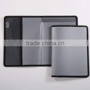 A4 Briefcase Document Bag Zipper Bag With Square Veins thumbnail-1