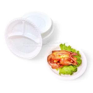 Manufacturer Customized 8inch 10 Inch Round Plate PP Dinner Plate Disposable Plastic Parties Dish thumbnail-5