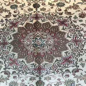 Pink Color Carpet Handmade Silk Persian Carpets for Home 6x9ft thumbnail-3