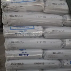 Black High Density Polyethylene HE3488-LS-W HE3490-LS HDPE PE100 Resin for Pressure Pipe thumbnail-3