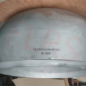 NACE MR0175 Butt-weld Semi-ellipsoidal End Cap Dual Certified Stainless Steel ASTM A403 WP316/316L For Steel Tanks thumbnail-1