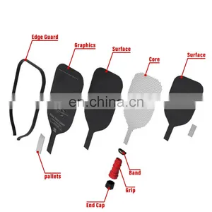Custom Pickleball Paddles USAPA 10-16mm Professional 3k 12k 18k Carbon Fiber Pickleball Paddle thumbnail-4