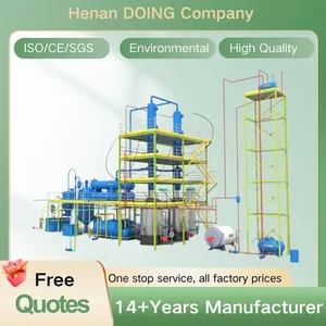 DOING New Design Solid Catalyst Used Oil to Diesel Refining Distillation Plant thumbnail-4