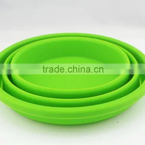 Hot Selling Silicone Rubber Collapsible Folding Ice Bucket Pail thumbnail-1