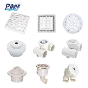 High Quality ABS UV Plastic Fittings for Swimming Pool Accessory Equipment Skimmer Water Return Massage Jet thumbnail-1