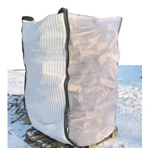 1ton Baffle Big Bag Circular Super Sack Bulk Bag Packaging Skip1000kg Jumbo Bag 1500kg Sling Tote Bag FIBC 1500kg Q Bag thumbnail-2