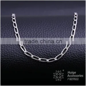 2015 Funky Chains Rhodium Plated Brass Chain Beautiful Ellipse Necklace thumbnail-1