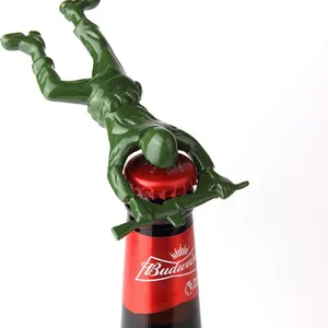 Creative 3D Army Man Bottle Opener,Unique Easy Opening Bottle Opener for Beer and Beverage thumbnail-1