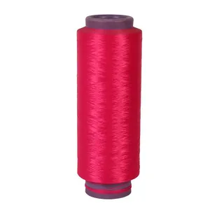 High Color Fastness Polyester Yarn DTY 300D/96F 450D/192F SD HIM for Outdoor Tent Fabric thumbnail-1