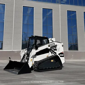 2025 New Design High Quality Compact Skid Steer Loader HZM SK1300 With EPA4 E5 Engine thumbnail-2