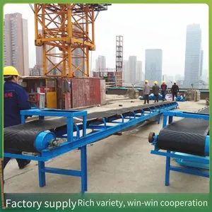 Coal Powder Loading Belt Conveyor, Small Express Sorting Conveyor, Grain Packaging Loading Belt Conveyor thumbnail-3