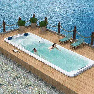 7m Long Family Fiberglass Indoor Swimming Pool Outdoor Swimming Pool Acrylic Underground Swimming Pool thumbnail-1
