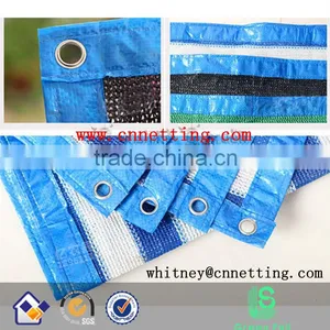 55%-90% Shade Rate HDPE Shade Net Sun Shade Cover Netting With Edger and Hole Ring thumbnail-4