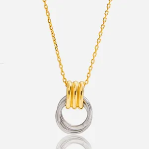 HonHo Stainless Steel Necklace for Active Lifestyle Sweat Resistant thumbnail-2