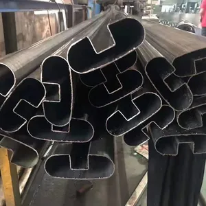High Accuracy Cold Drawn Special Section Steel Pipe Irregular Profiled Tube EN10305 E355 Carbon Steel Pipe for Machinery Manufacturing thumbnail-4