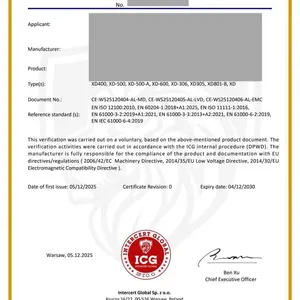 Export of Mechanical Products to the EU, Subject to the NB Body's Machinery Directive (MD) thumbnail-2