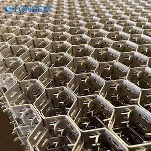 Quick Installation Metal Cellular Grid Refractory Hexsteel Mesh Custom Crimp Thermostable Design 1mx2m Size thumbnail-3