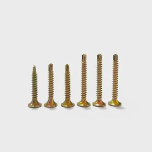 White Zinc Plated Roof Screws Wafer Head for Industrial Construction Stainless Steel 410 No Snapping Fast Drilling thumbnail-3