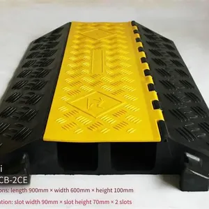 Jiulei Brand Jl-xcb-2ce Rubber and Plastic Bridge Belt [manufacturer] Length: 900mm * Width: 600mm * Height: 100mm - Slot Width: 90mm * Slot Height: 70mm * 2 Wire Slots thumbnail-1