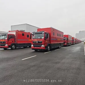 Sinotruk Howo Special Vehicle for Logistics Support, Mobile Integrated Rescue Shelter Vehicle thumbnail-1